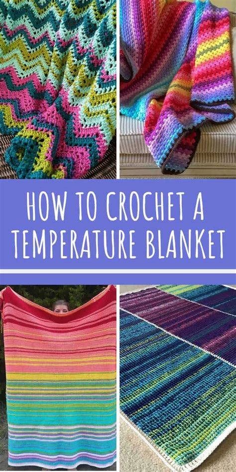 Beautiful Temperature Blanket Crochet Pattern Ideas For