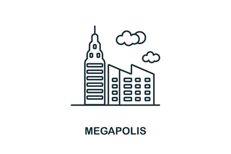 Megapolis Icon Graphic by aimagenarium · Creative Fabrica