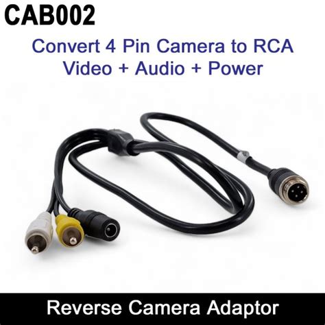 Reversing Cameras UK Ltd Spare Parts Accessories Adaptors For