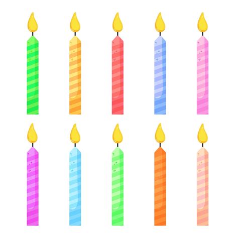 Birthday Candles Clip Art