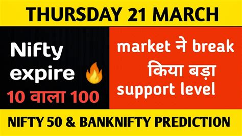 Nifty 50 Prediction For 21 March Bank Nifty Analysis For 21 March Nifty