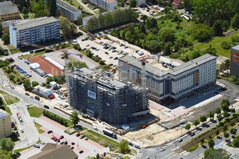 Luftbild Berlin Eckhaus Baustelle Zum Neubau Eines Wohn Und