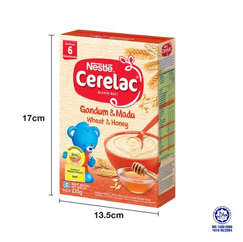 NESTLE CERELAC Wheat Honey Infant Cereal Box Pack 225g