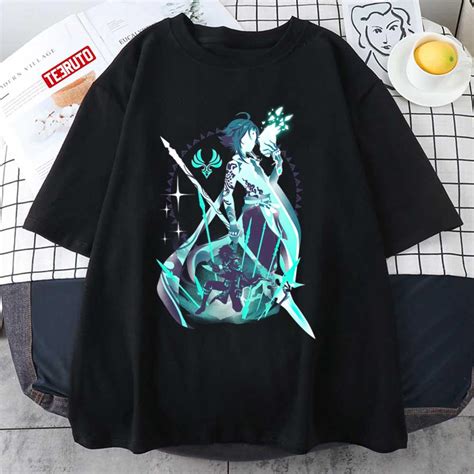 Xiao Vigilant Yaksha Genshin Impact Fanart Unisex T Shirt Teeruto