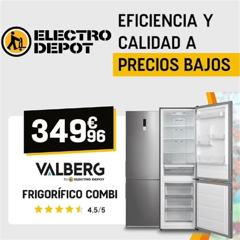 Frigorífico Combi No Frost VALBERG CNF 310 D X625C CholloPrix