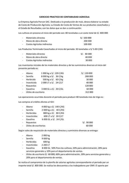 Caso práctico contabilidad pecuaria Renzo Cuzco uDocz