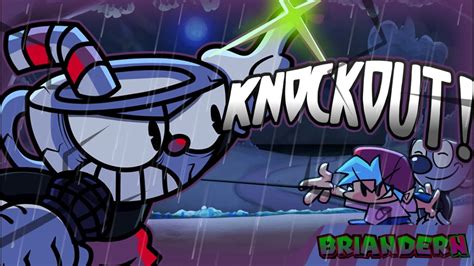 Knockout Cuphead Revenge Fnf Indie Cross With Video Edits