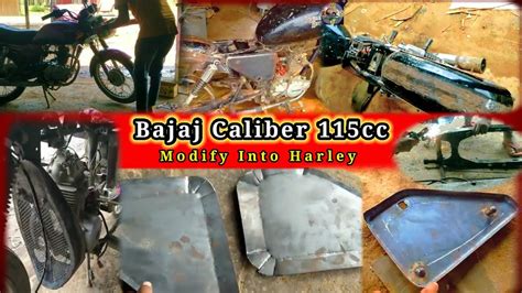 Bajaj Caliber Modified Super Bike Tank Rear Mudguard Side