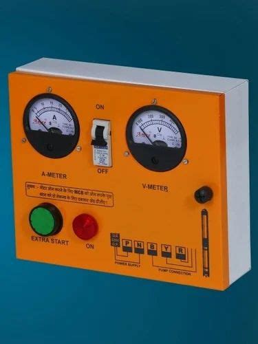 Three Phase Mild Steel Submersible Motor Control Panel For Submersible