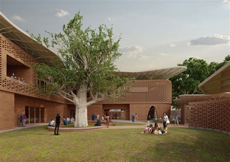 Goethe Institute Designed by Kéré Architecture Breaks Ground in Senegal | ArchDaily