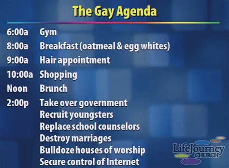 The Gay Agenda Humor
