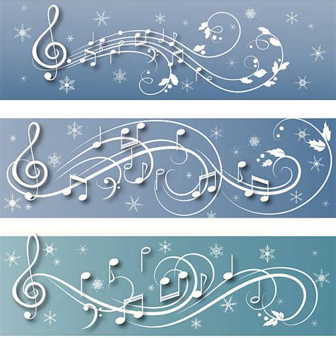 Winter Music Clip Art Vector Images And Illustrations Istock