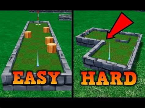 Easy Vs Hard Golf It Hole In One Maps Youtube