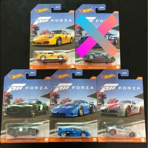 Jual Paket Hot Wheels Hotwheels Forza Porsche Jaguar Bugatti Alfa 4 PCS Hw119 Shopee Indonesia