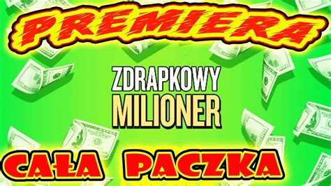 ZDRAPKOWY MILIONER PREMIERA CAŁA PACZKA Zdrapki 2022