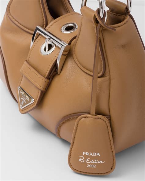 Caramel Prada Moon Padded Nappa Leather Bag Prada