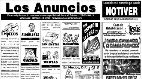 Los Anuncios Avisos Y DemÁs Domingo 24 De Diciembre 2023