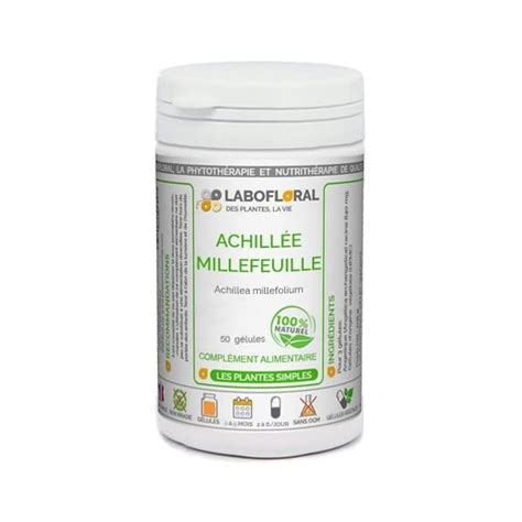 Achillée Millefeuille Labofloral 50 gélules dosées à 200 mg Compl