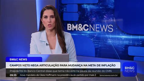 CAMPOS NETO NEGA ARTICULAÇÃO PARA MUDANÇA NA META DE INFLAÇÃO Vídeo