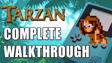 Tarzan Gameboy Color Complete Walkthrough Youtube