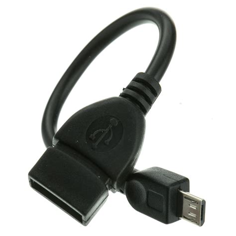 Usb Otg Adapter Usb On The Go Micro B To Usb Type A Female