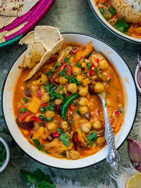 Paprika Curry Mit Kichererbsen So Cremig Lecker Shibas Kitchen