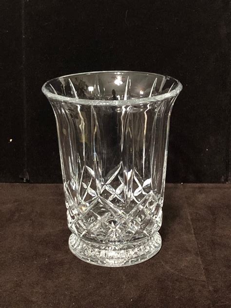 Beautiful Vintage Lead Crystal Waterford Lismore Cut Flared Vase