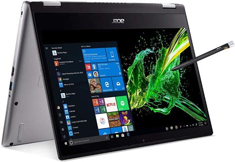 Acer Spin Sp N Aj Convertible Laptop With Pen Fhd Touch