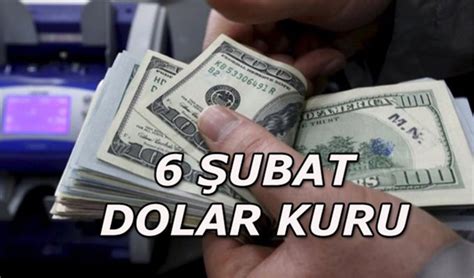 Dolar ne kadar oldu 6 Şubat 2019 Dolar kuru son durum