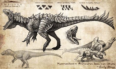 Hyperendocrin Allosaurus by EmilyStepp | Khủng long, Động vật, Beast