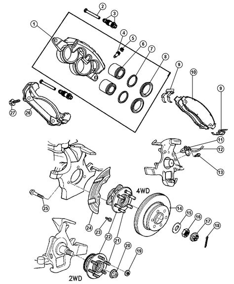 Dodge Dakota Rotor Brake Magneti Marelli Brakes Front 2AMV0248AB