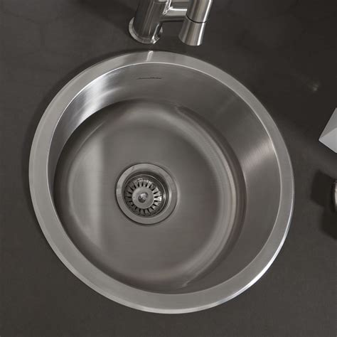 Portsmouth 16 X 16 Inch Stainless Steel Undermount Round Single Bowl