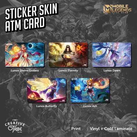 Jual Lunox Sticker Card Skin Vinyl Atm Debit Credit Emoney Flazz Stiker Mobile Legends Mlbb