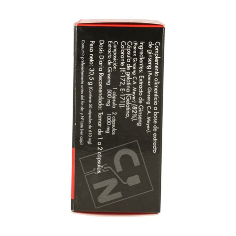 Ginseng Rojo C Psulas De Mg De Cn Naturitas