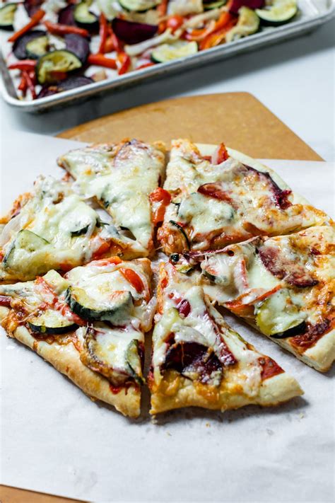 Homemade Roasted Vegetable Pizza Wyse Guide