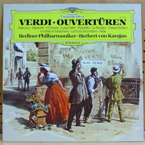 Verdi Overtures And Preludes Berliner Philharmoniker Karajan