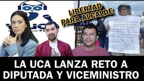 LA UCA RESPONDE Y LANZA RETO A SUECY CALLEJAS Y VICEMINISTRO PIDEN