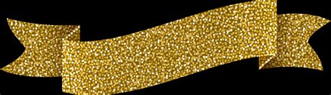 Download Gold Glitter Ribbon Banner