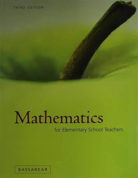 Math For Elementary Teachers Plus Cdrom Plus Explorations Manual 3rd Edition Tom Bassarear