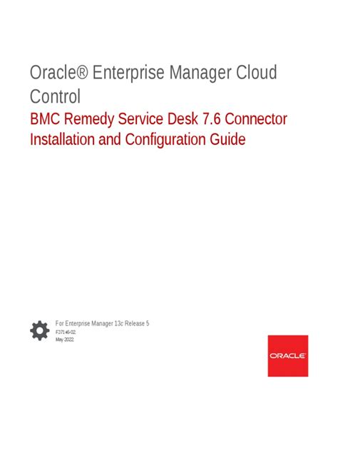 Bmc Remedy Service Desk 76 Connector Installation And Configuration