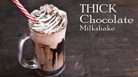 Thick Chocolate Milkshake Recipe With Chocolate Ice Cream