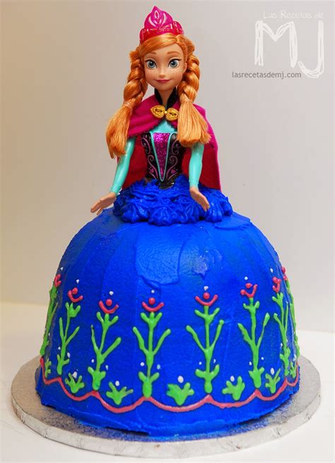 Tarta Princesa Anna De Frozen Las Recetas De Mj