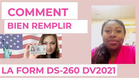 Comment Bien Remplir La Ds 260 Dvlottery 2021 Youtube