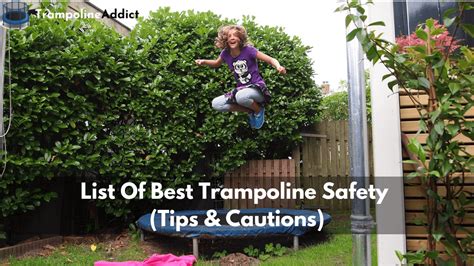 List Of Best Trampoline Safety In 2023 Tips And Cautions