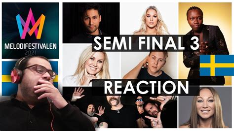 REACTION Semi Final 3 Snippets Top 7 Melodifestivalen 2021