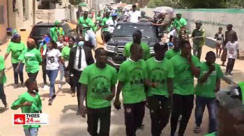 Vidéo Accueil Du Président Macky Sall à Thiès Siggi Jotna Dabdoulaye