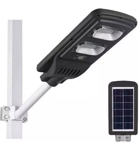 Solar Luminária Pública Poste Rua Led 100w C Sensor Frete grátis