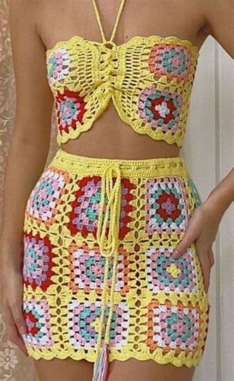 Pin By Silvana Estrela On Renda Se Crochet Clothes Crochet Skirt