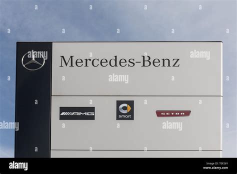 Daimler Ag Brands Mercedes Benz Amg Smart And Setra Outside A Car