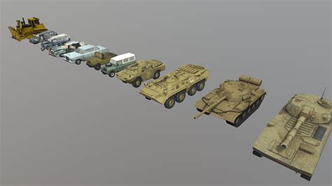 Low Poly 3D Vehicle Game Pack 3D Model By Aaanimators 7b90118